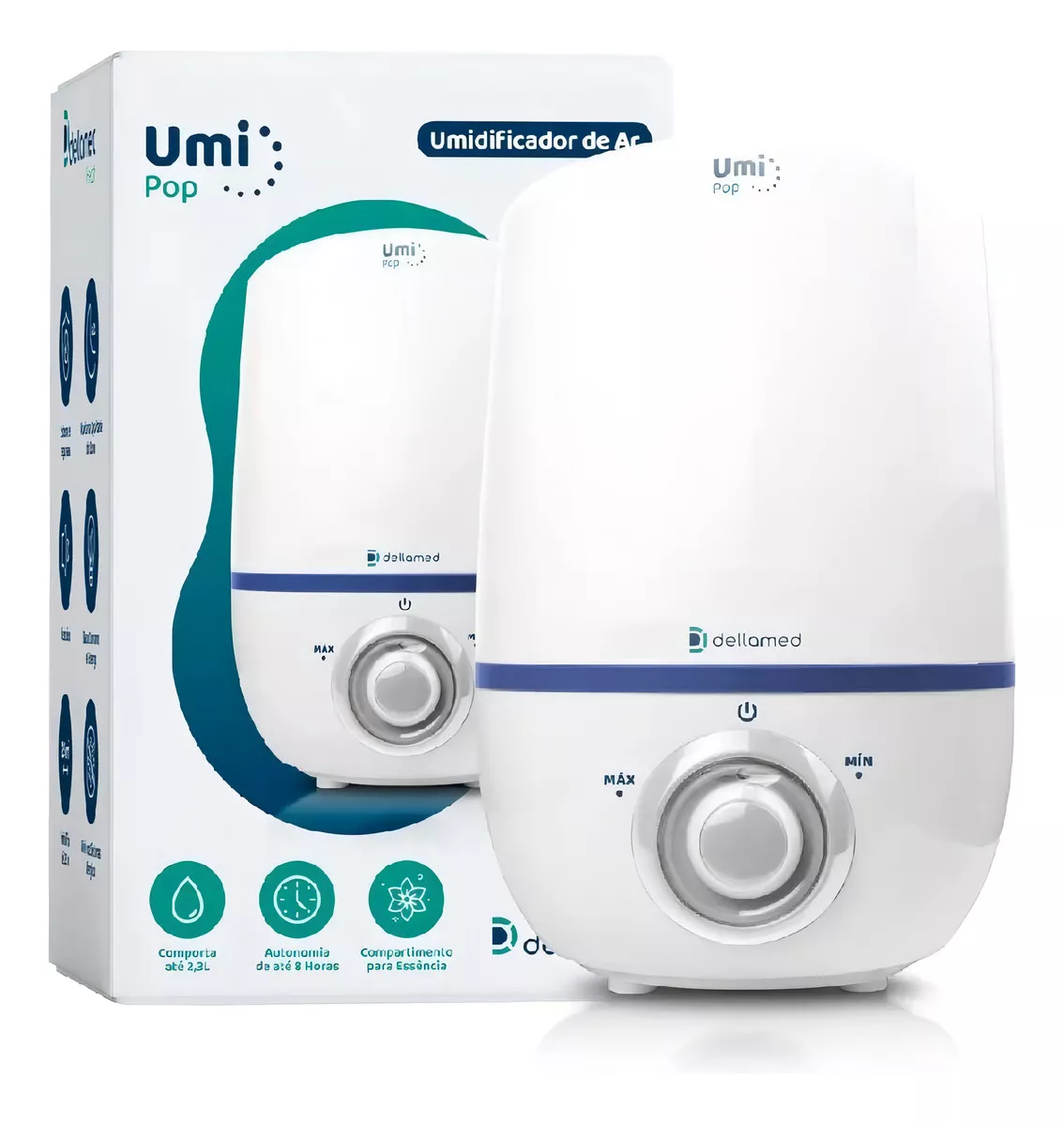 Umidificador Ultrassônico da Umi Pop Health 2,3l Dellamed Qual o Melhor Umidificador de Ar para Quarto Bebê